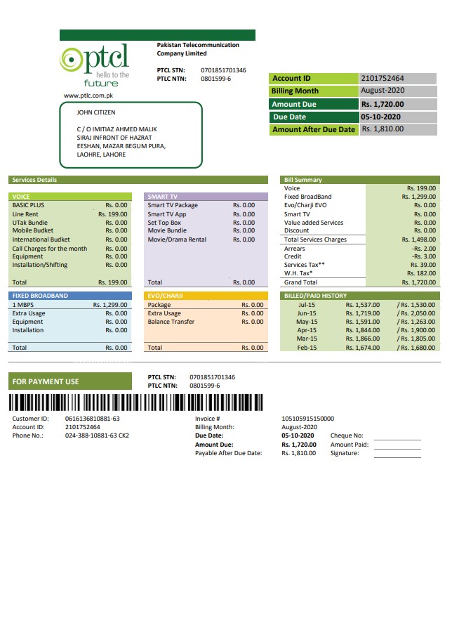  Minol USA business utility bill 